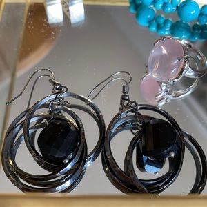 Black earrings